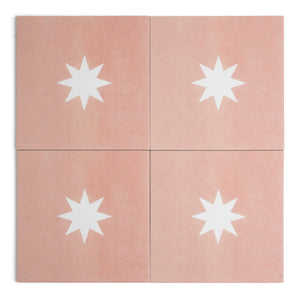 Aurora Pink Patterned Tile