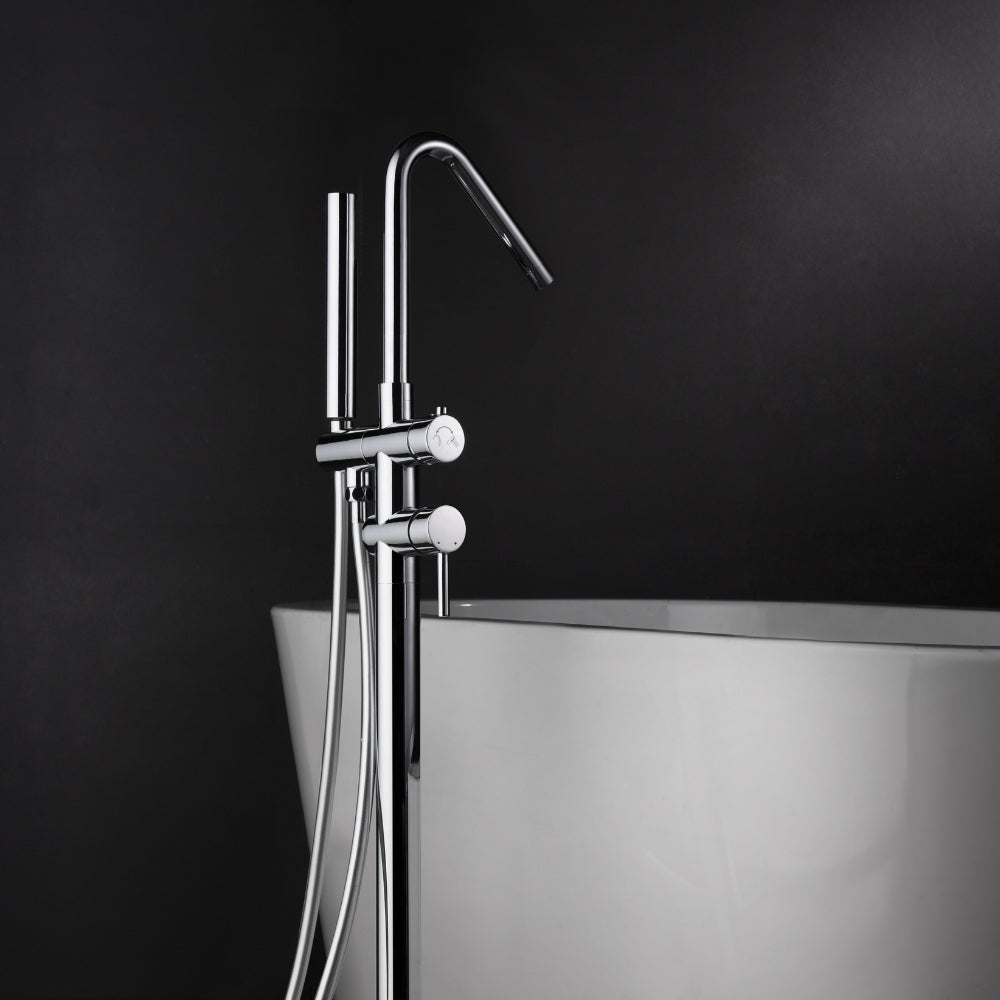 Purity Freestanding Bath Filler With Handshower