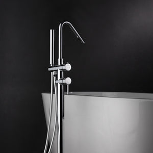 Purity Freestanding Bath Filler With Handshower