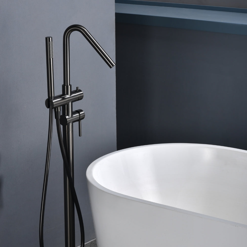 Purity Freestanding Bath Filler With Handshower