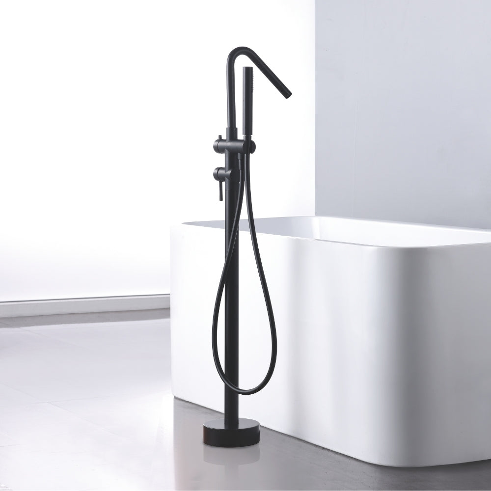 Purity Freestanding Bath Filler With Handshower