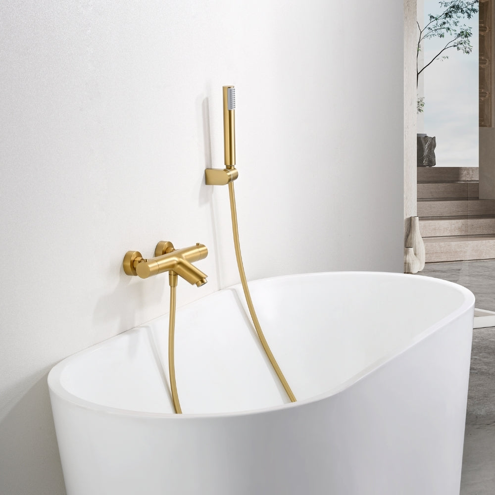 Purity Thermostatic Bath Filler With Handshower
