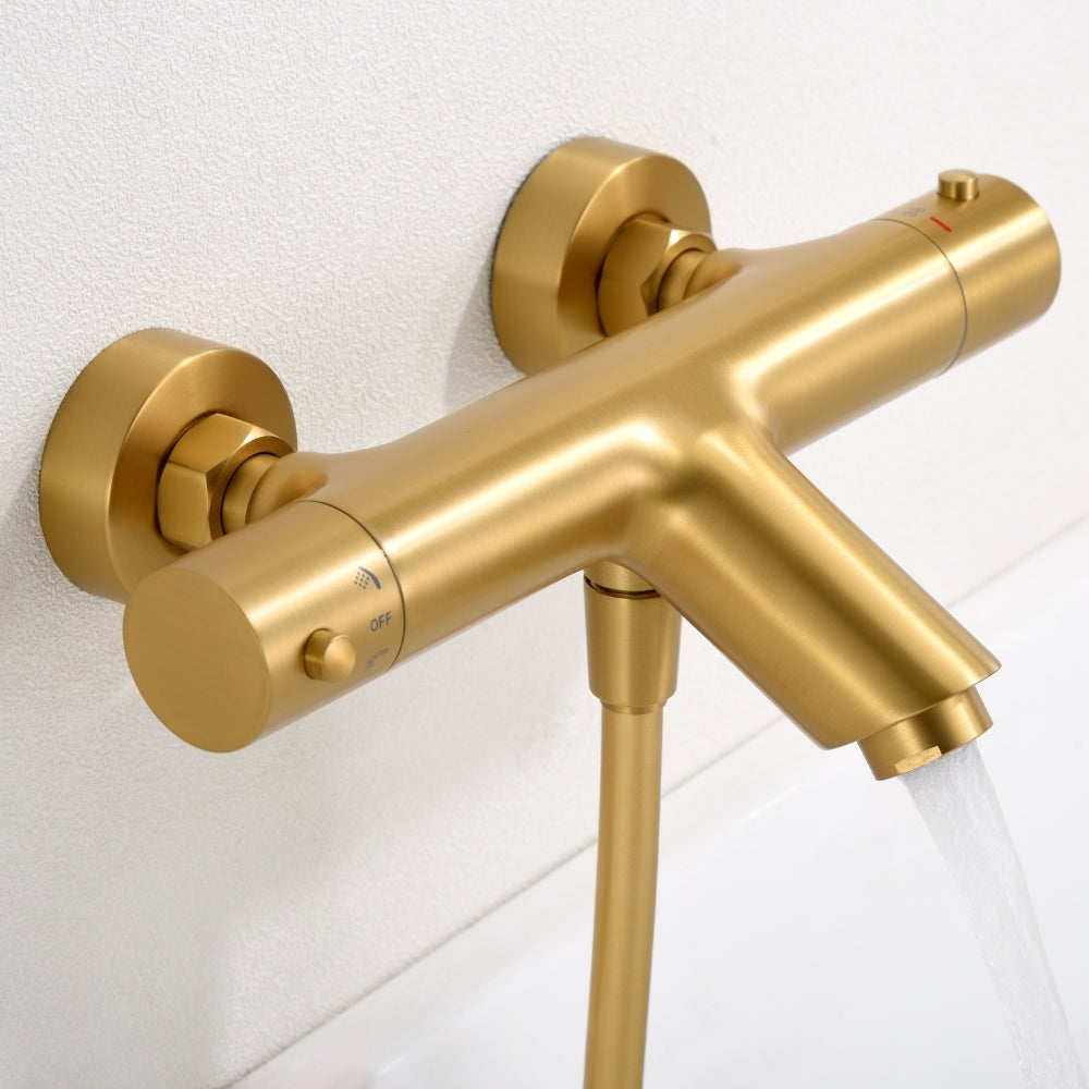 Purity Thermostatic Bath Filler With Handshower