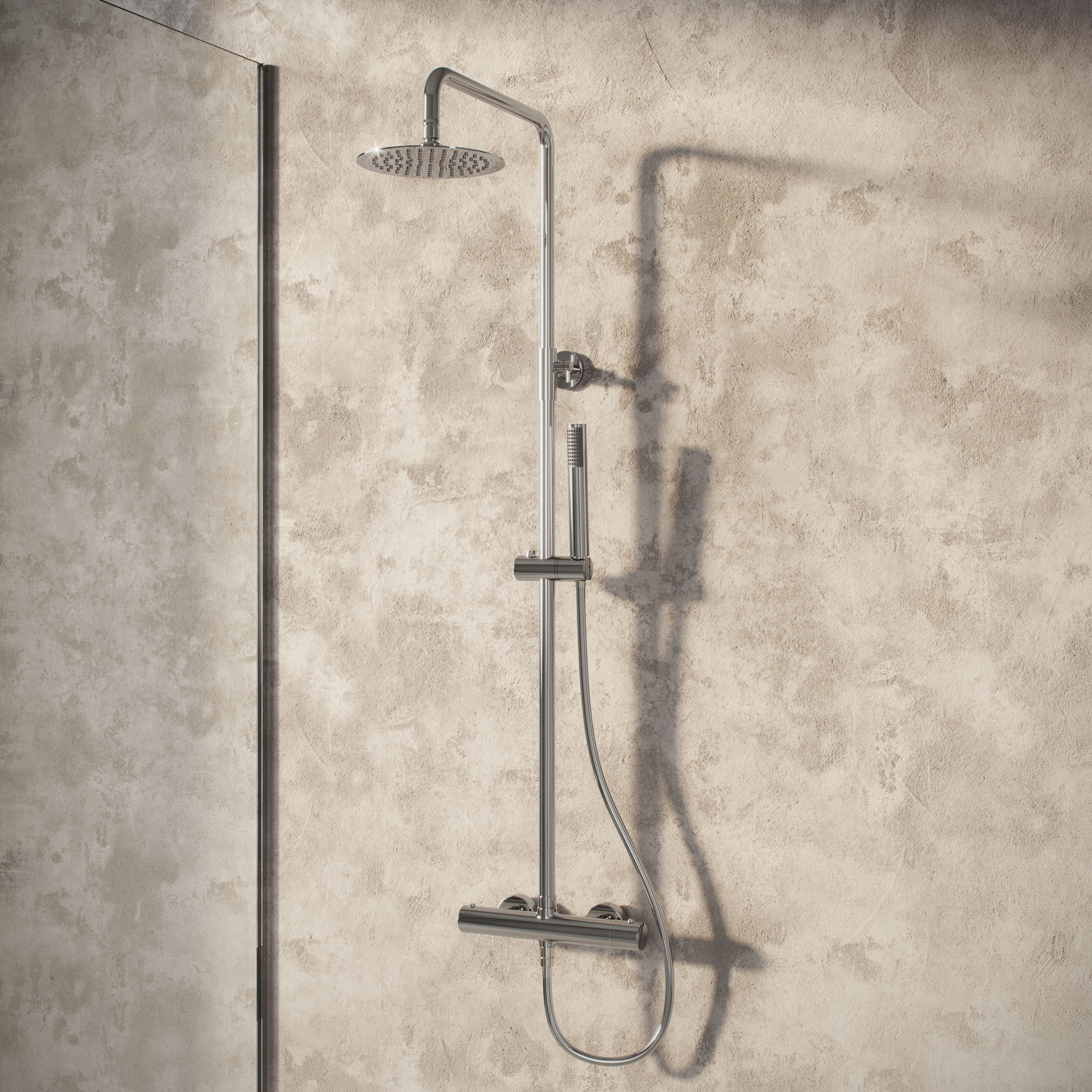 Purity Thermostatic Shower With Handshower