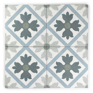 Bella Blue Pattern Tile