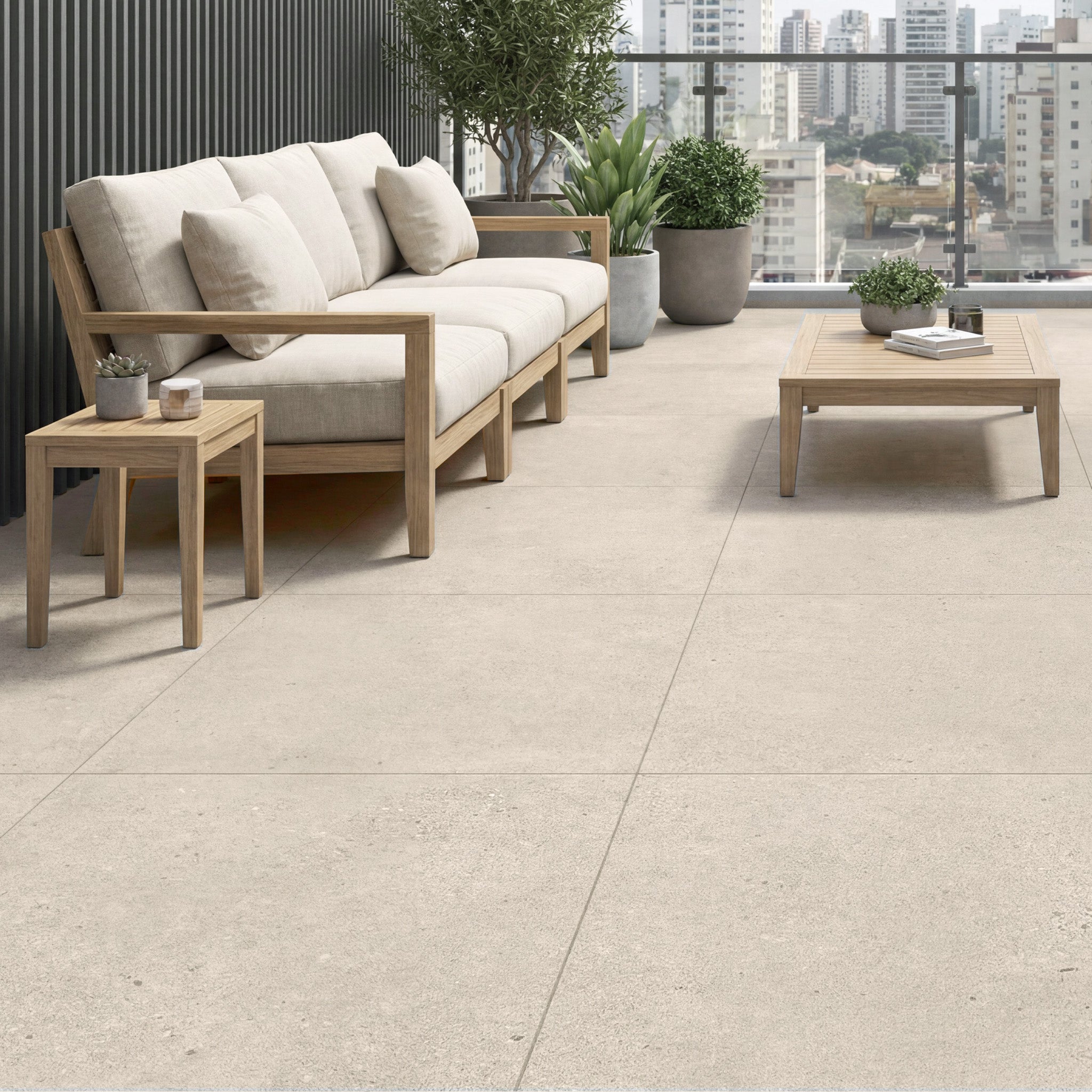 Bottega Ivory 2CM Outdoor Tile
