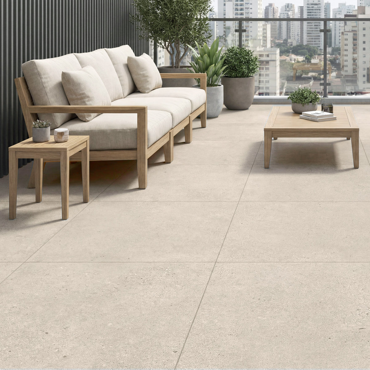 Bottega Ivory 2CM Outdoor Tile