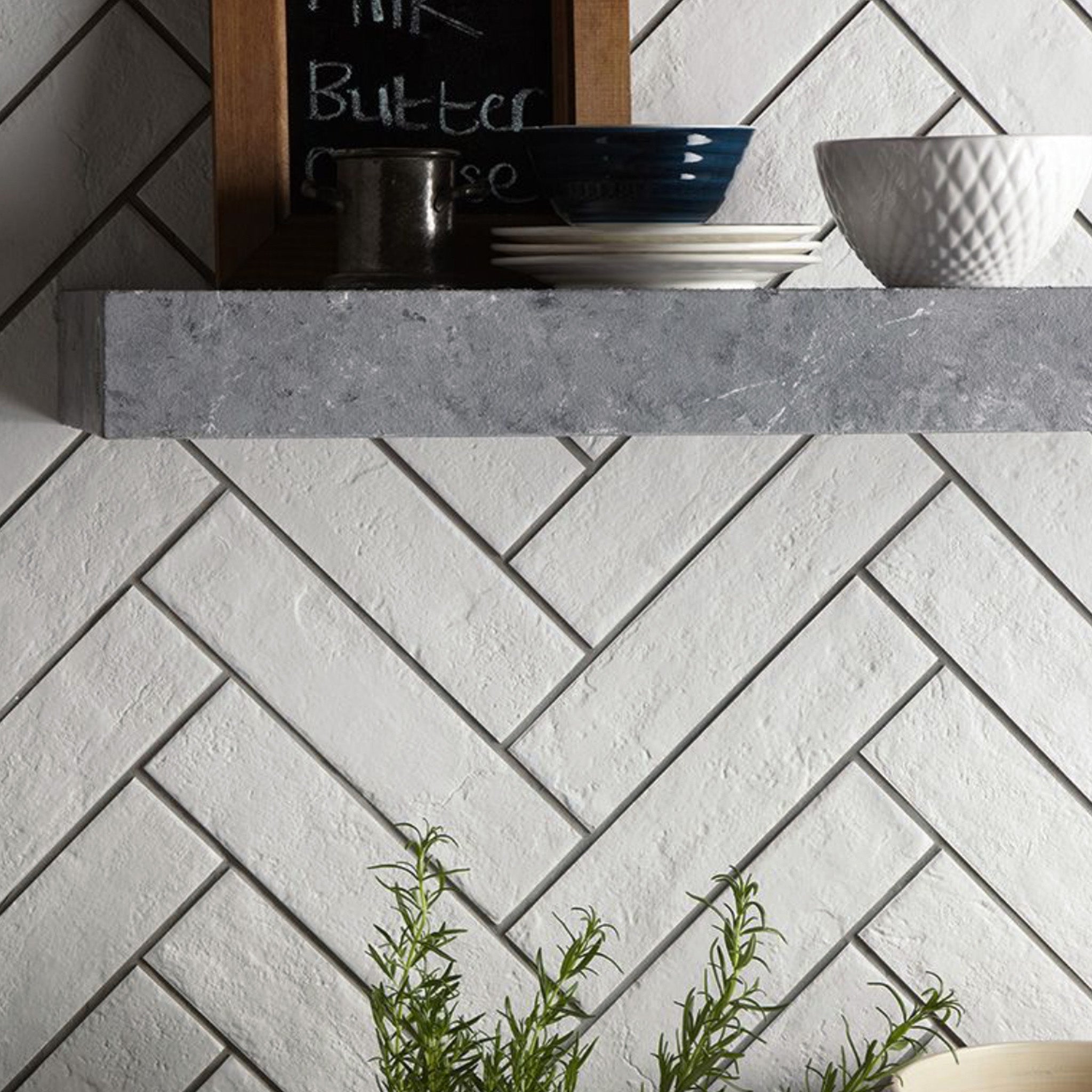 Brix White Tile