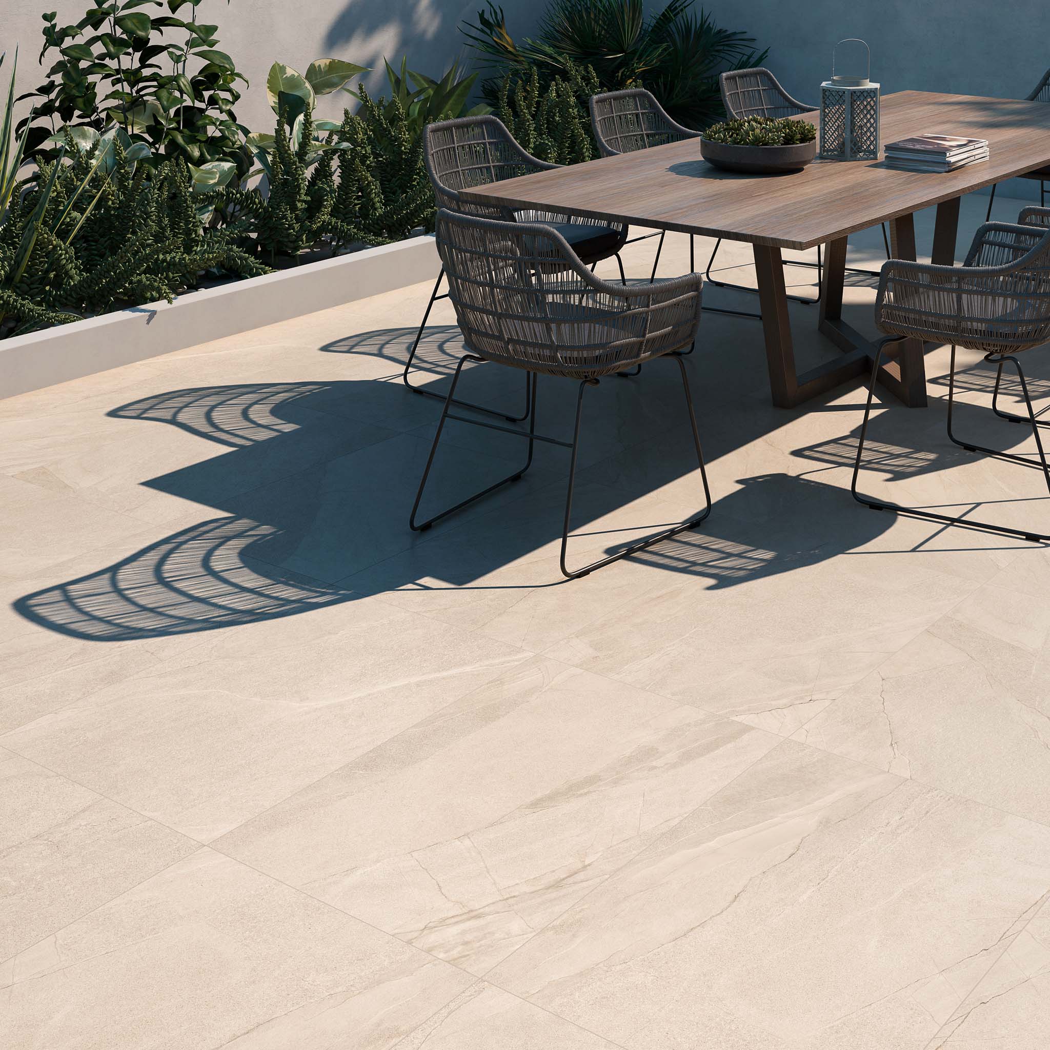 Burlington Cream 2CM Outdoor Tile