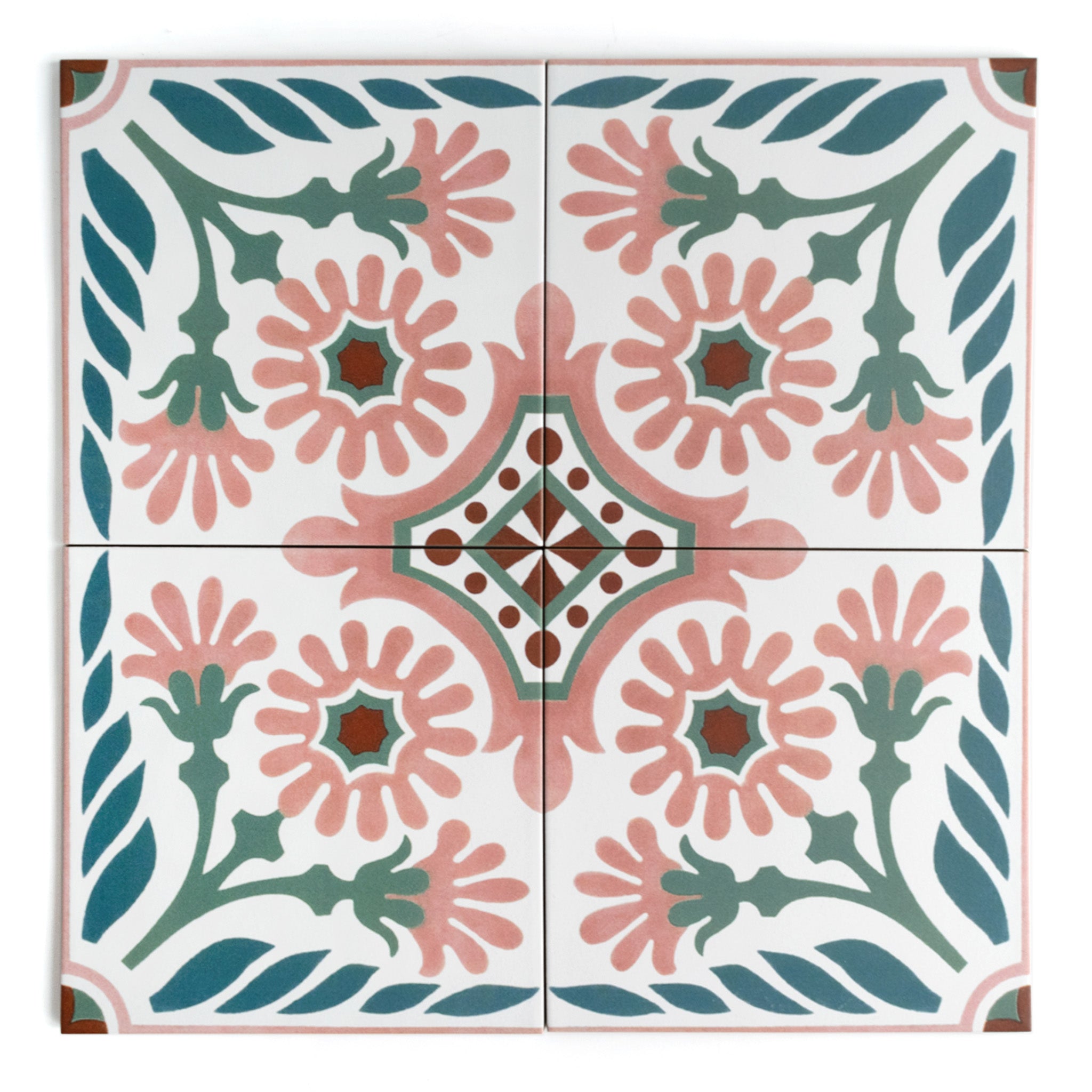 Carnaby Pink Patterned Tile – Porcelain Superstore