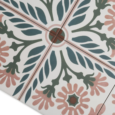 Carnaby Pink Patterned Tile