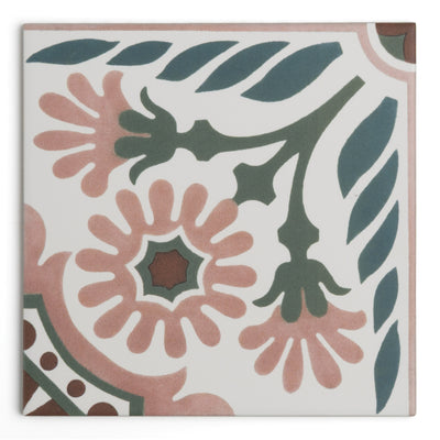 Carnaby Pink Patterned Tile