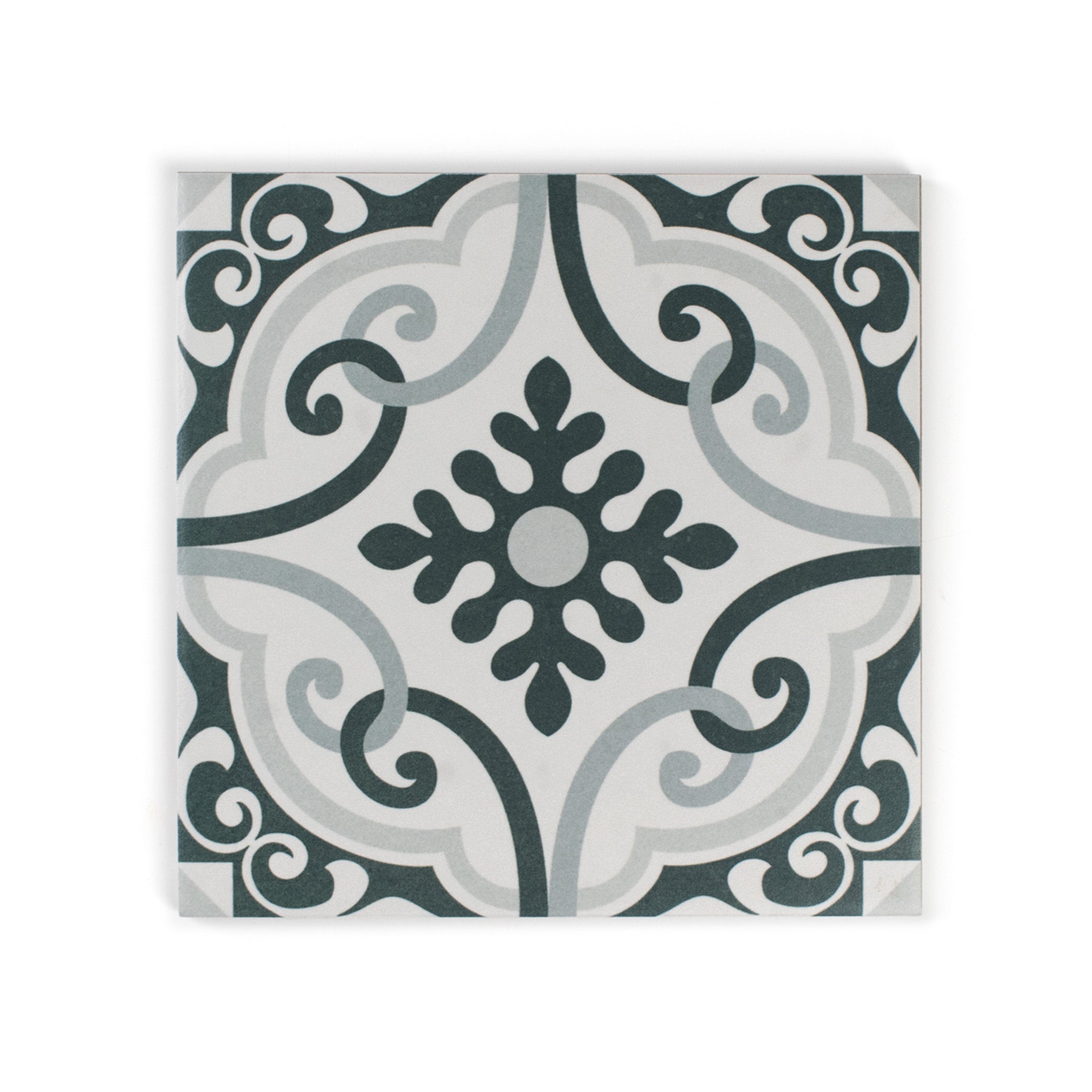Casablanca Black Patterned Tile