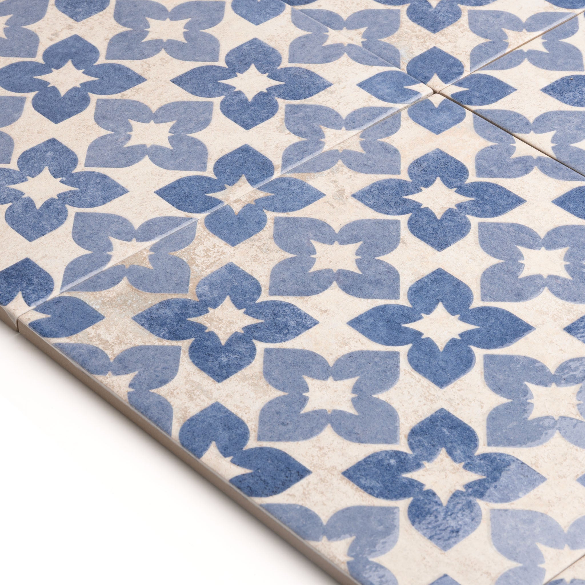 Catalina Blue Patterned Tile