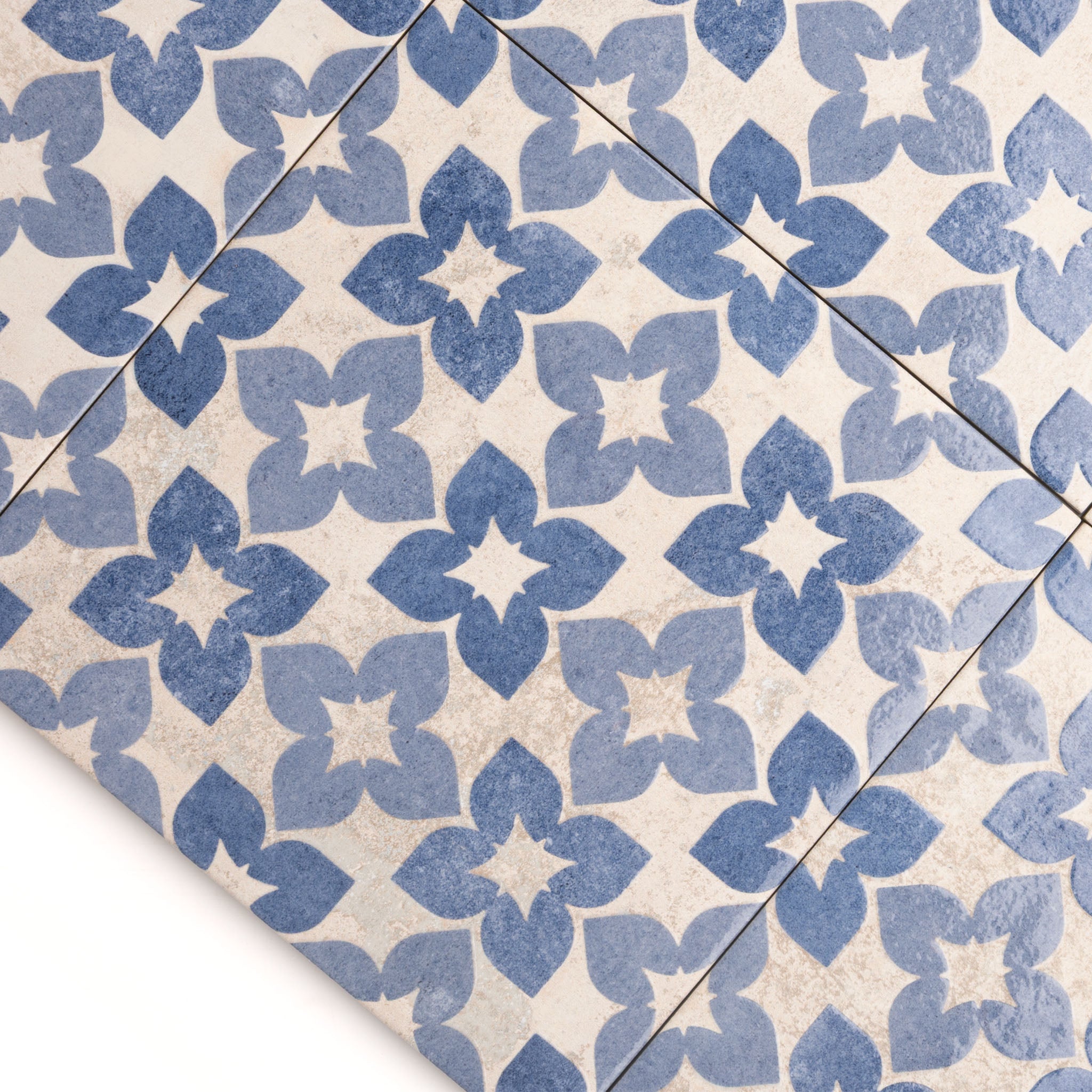 Catalina Blue Patterned Tile