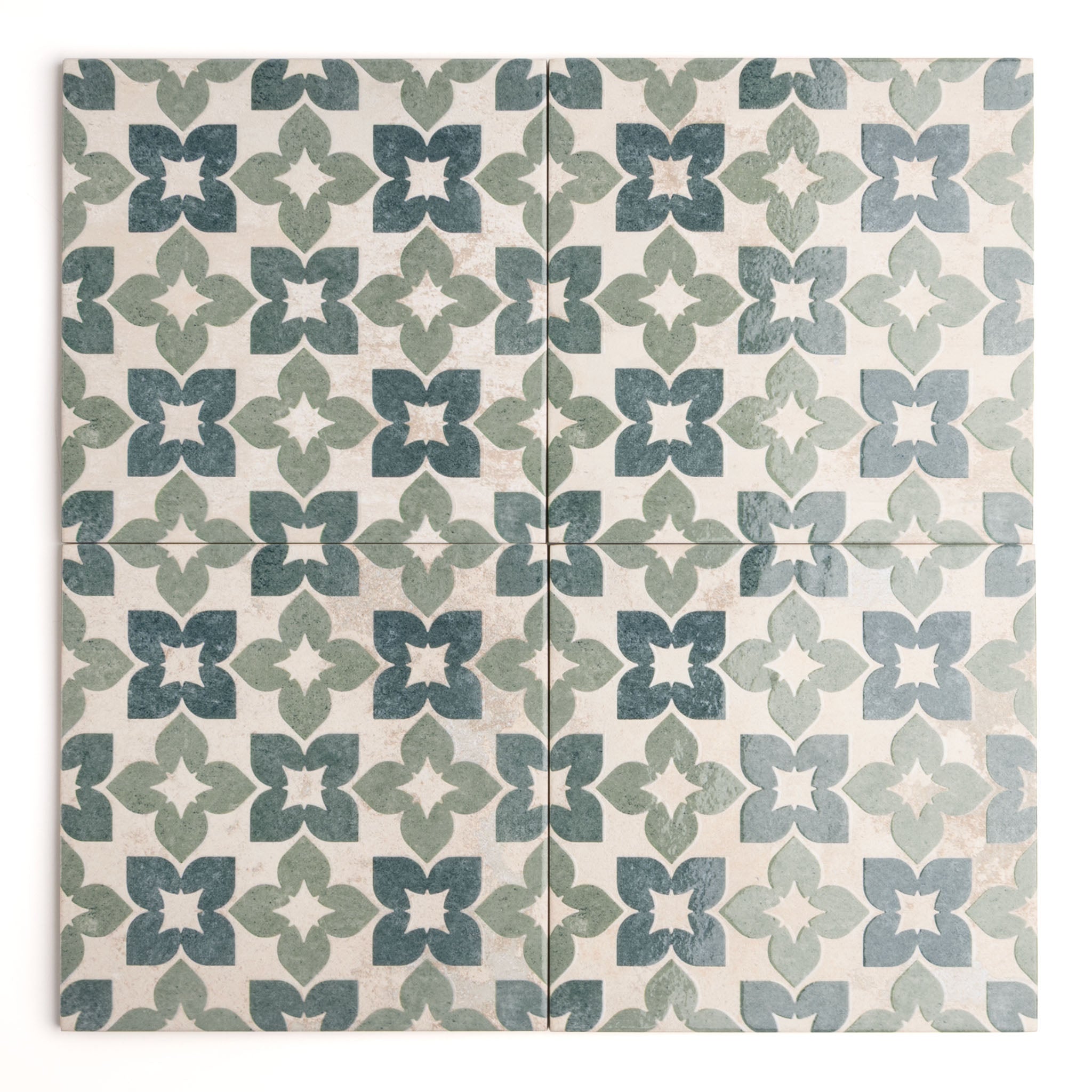 Catalina Green Patterned Tile
