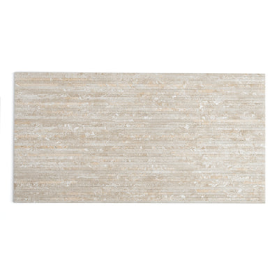 Como Beige Fluted Tile