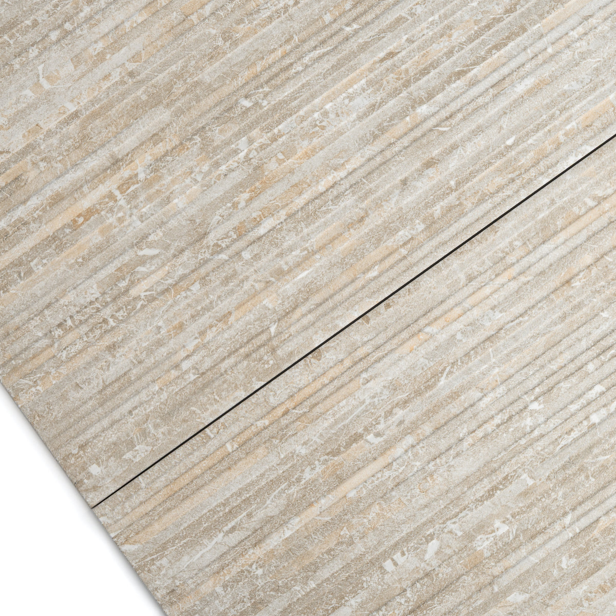Como Beige Fluted Tile