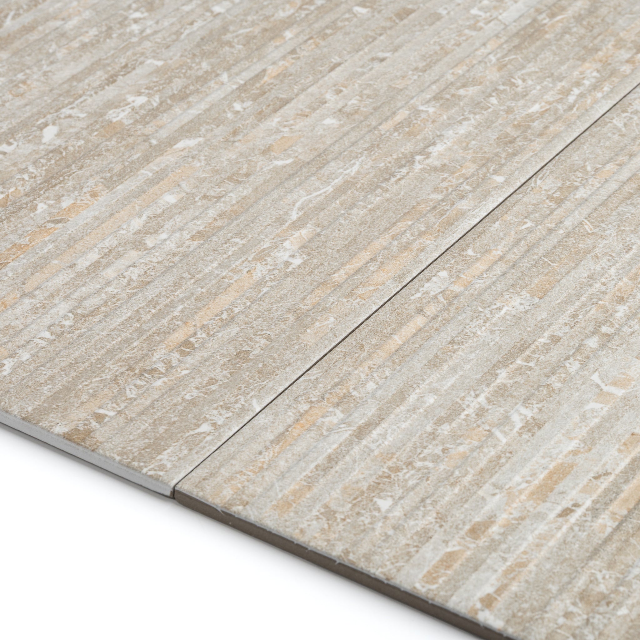 Como Beige Fluted Tile