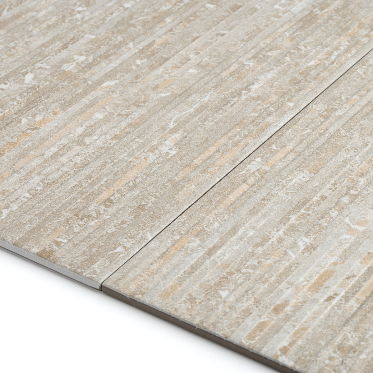 Como Beige Fluted Tile