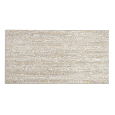 Como Beige Fluted Tile