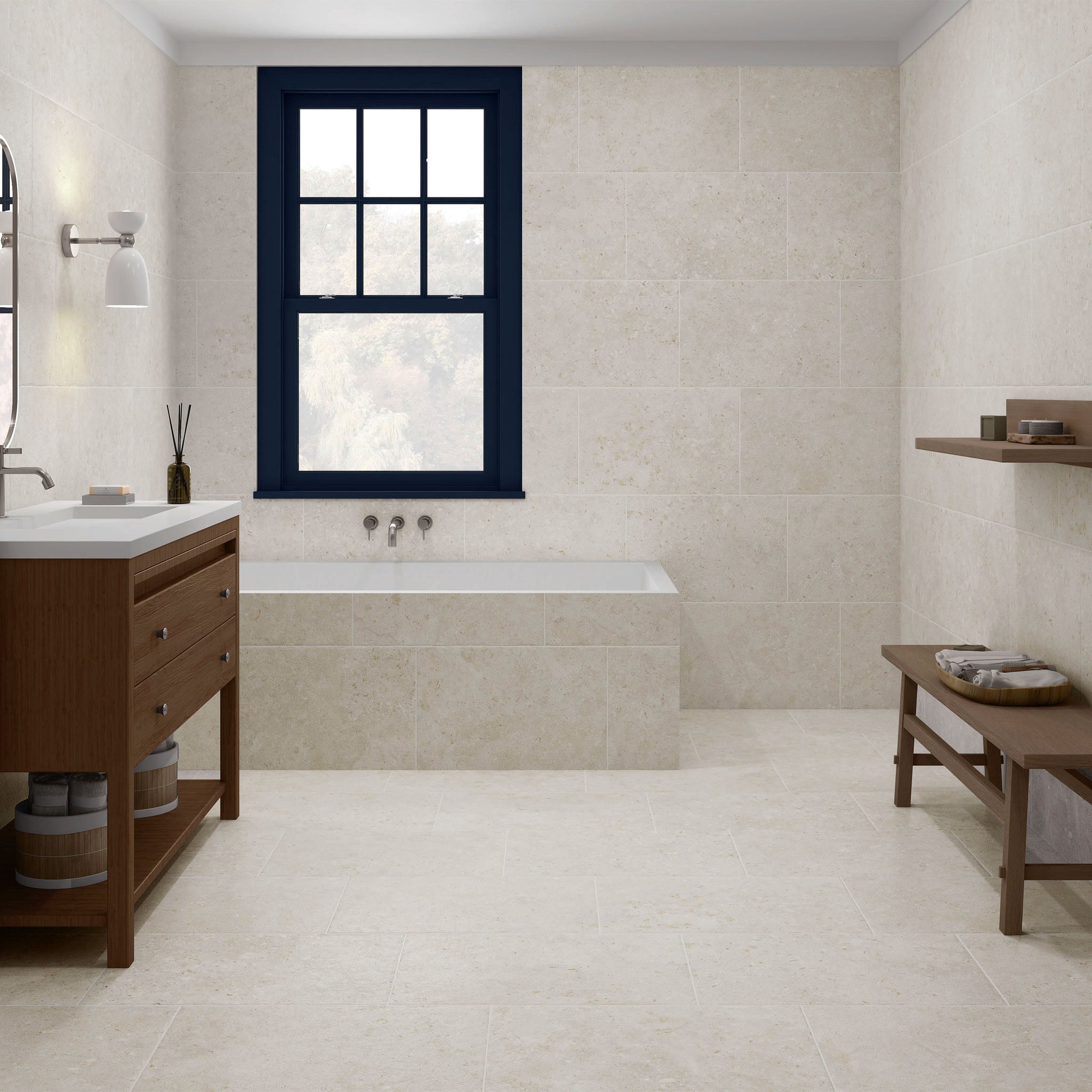 Cotswold Ivory Floor Tile
