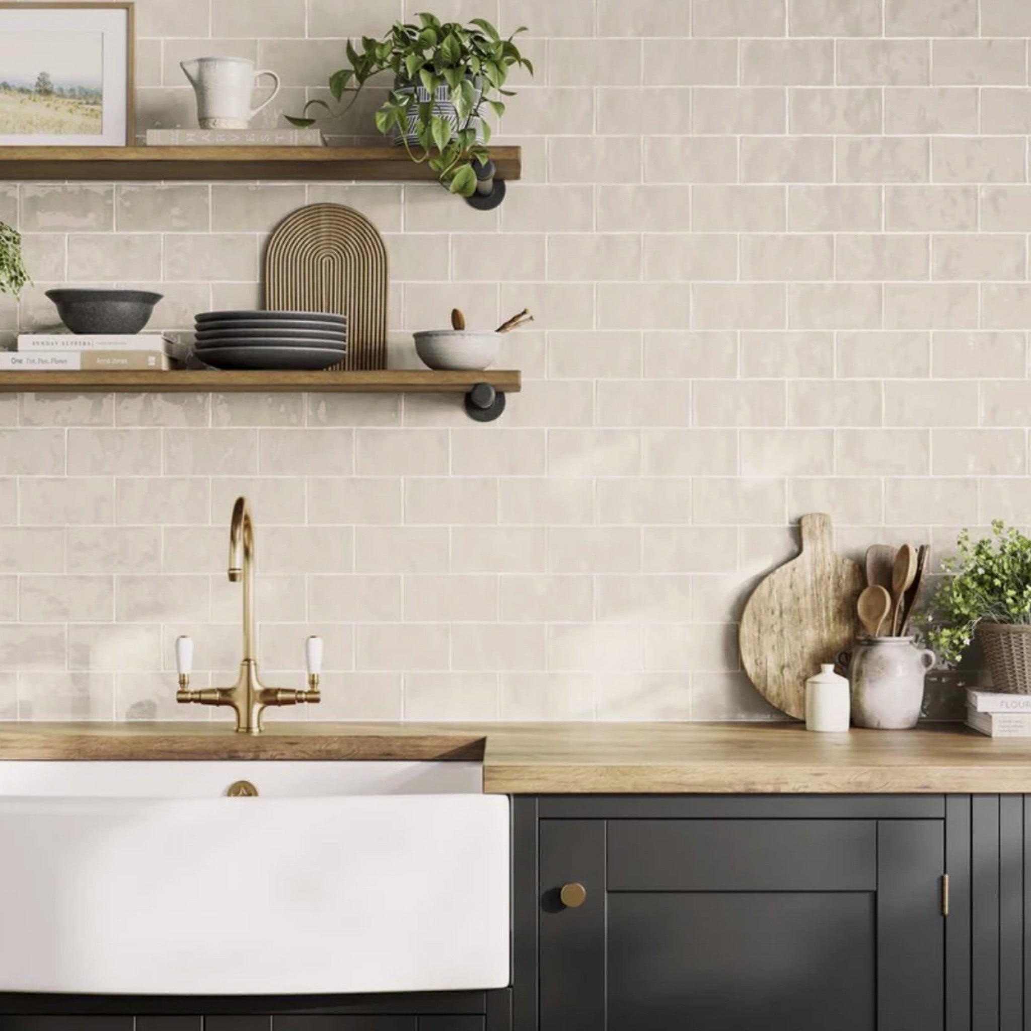 Country Cream Wall Tile