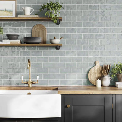Country Duck Egg Wall Tile