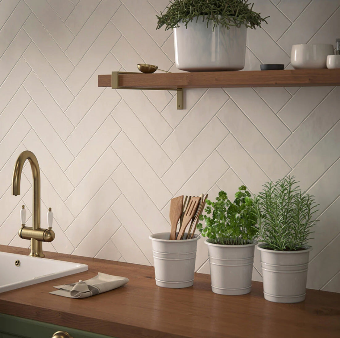 Countrywide Cream Wall Tile