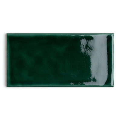 Crackle Bottle Green Wall Tile