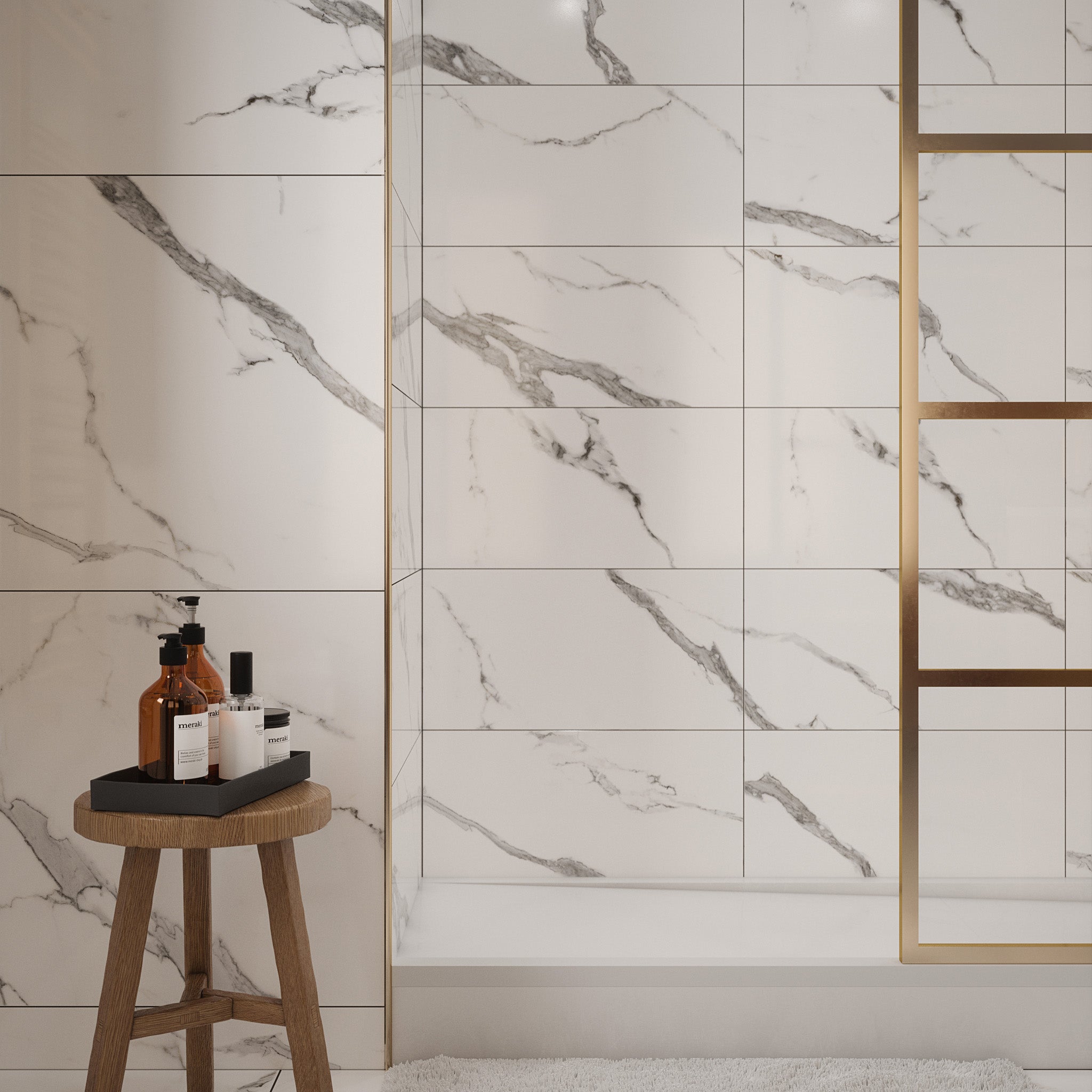 Destiny White Polished Tile