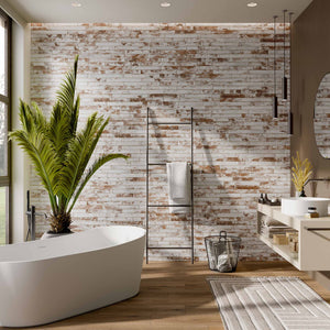 Detroit White Brick Tile
