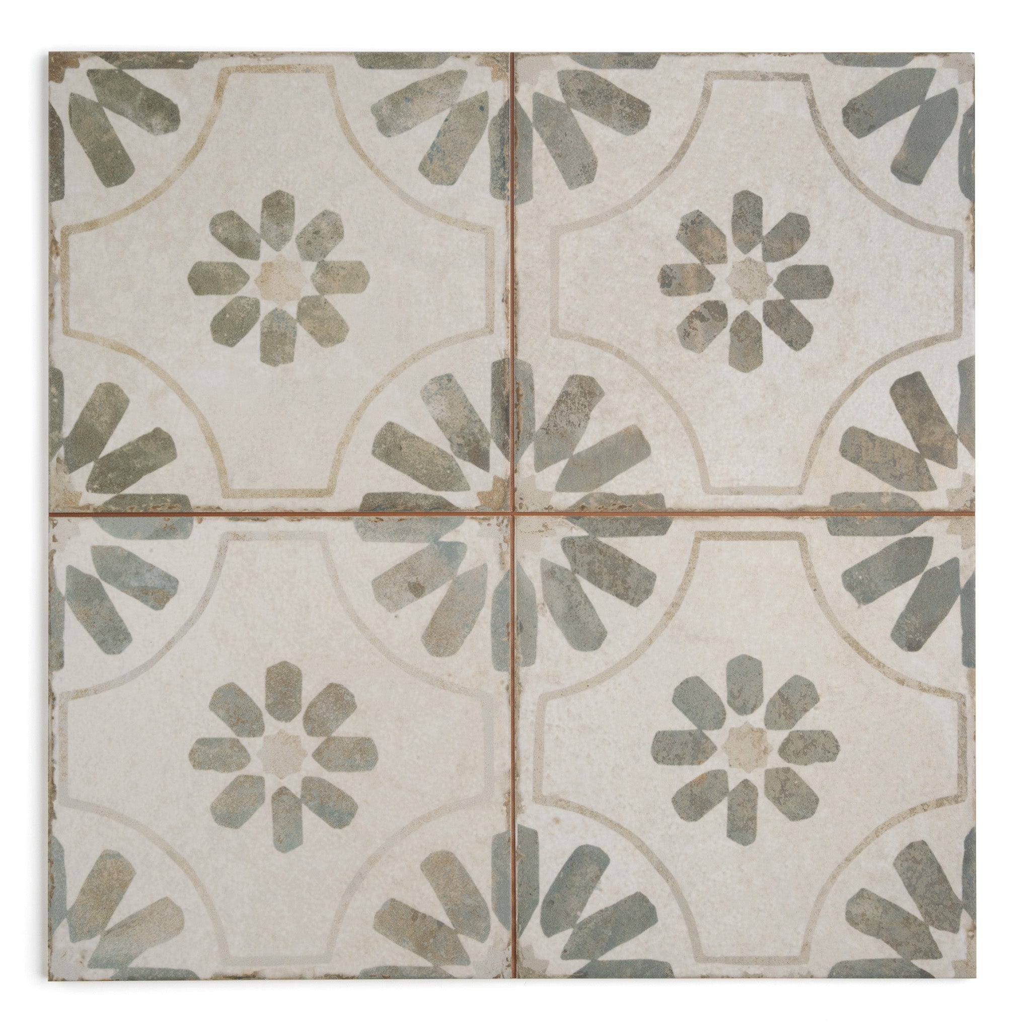 Esme Green Patterned Tile