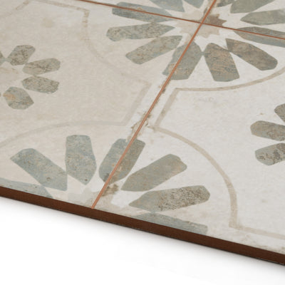 Esme Green Patterned Tile