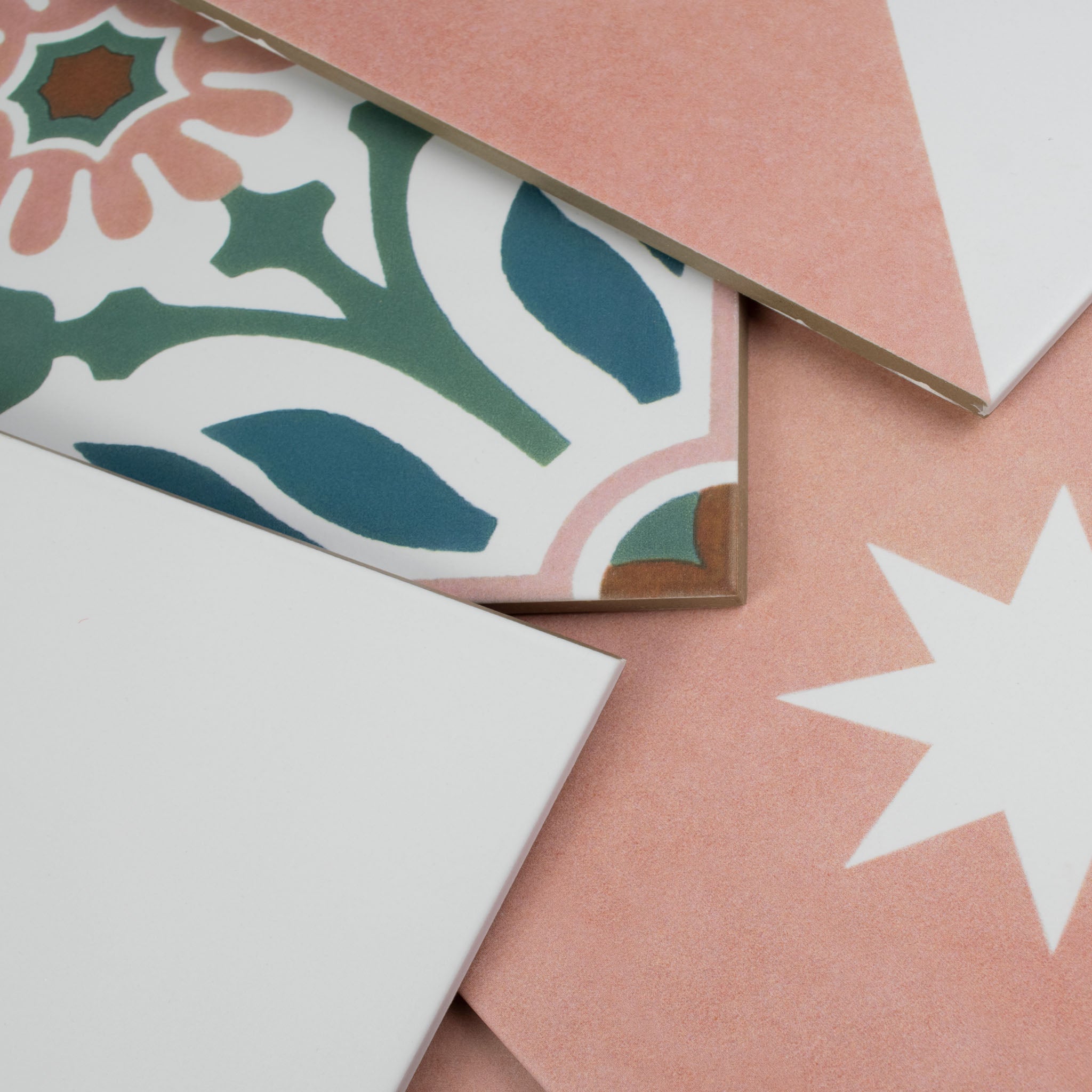 Ezra Pink Patterned Tile