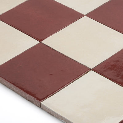 Fez Mix Ruby & Beige Tile