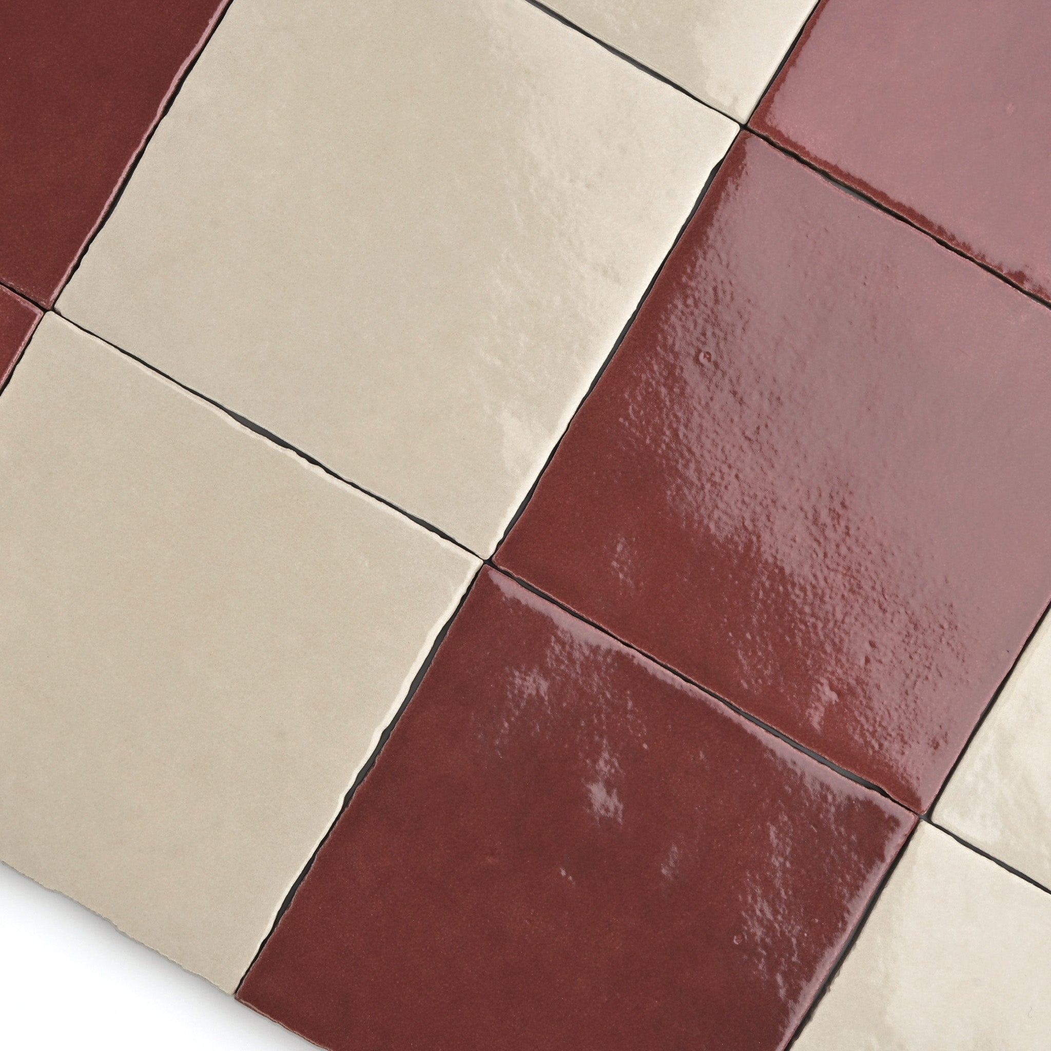 Fez Mix Ruby & Beige Tile