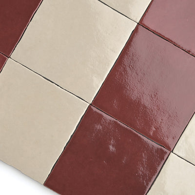 Fez Mix Ruby & Beige Tile