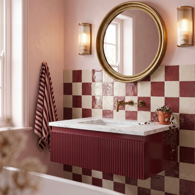 Fez Mix Ruby & Beige Tile