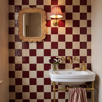 Fez Mix Ruby & Beige Tile