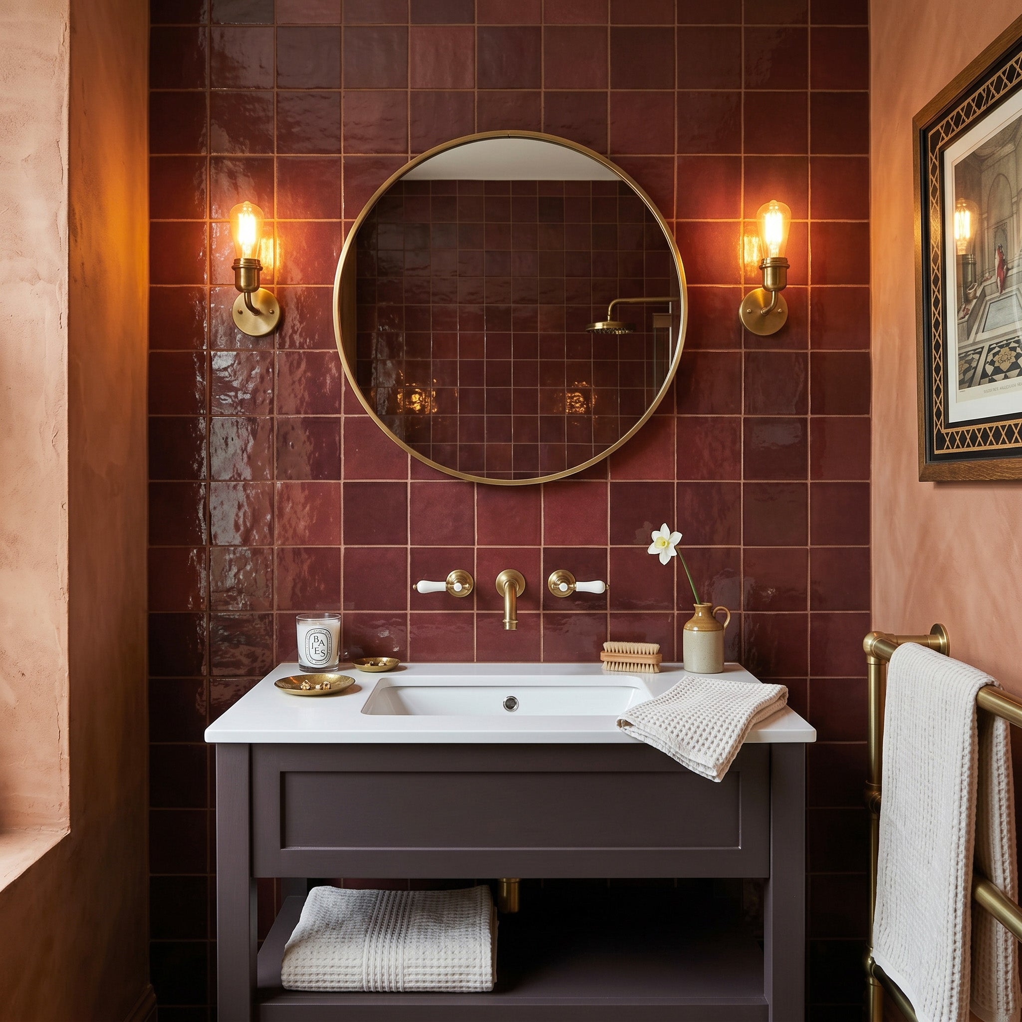 Fez Ruby Wall Tile