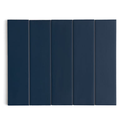 Fluted Denim Plain Wall Tile