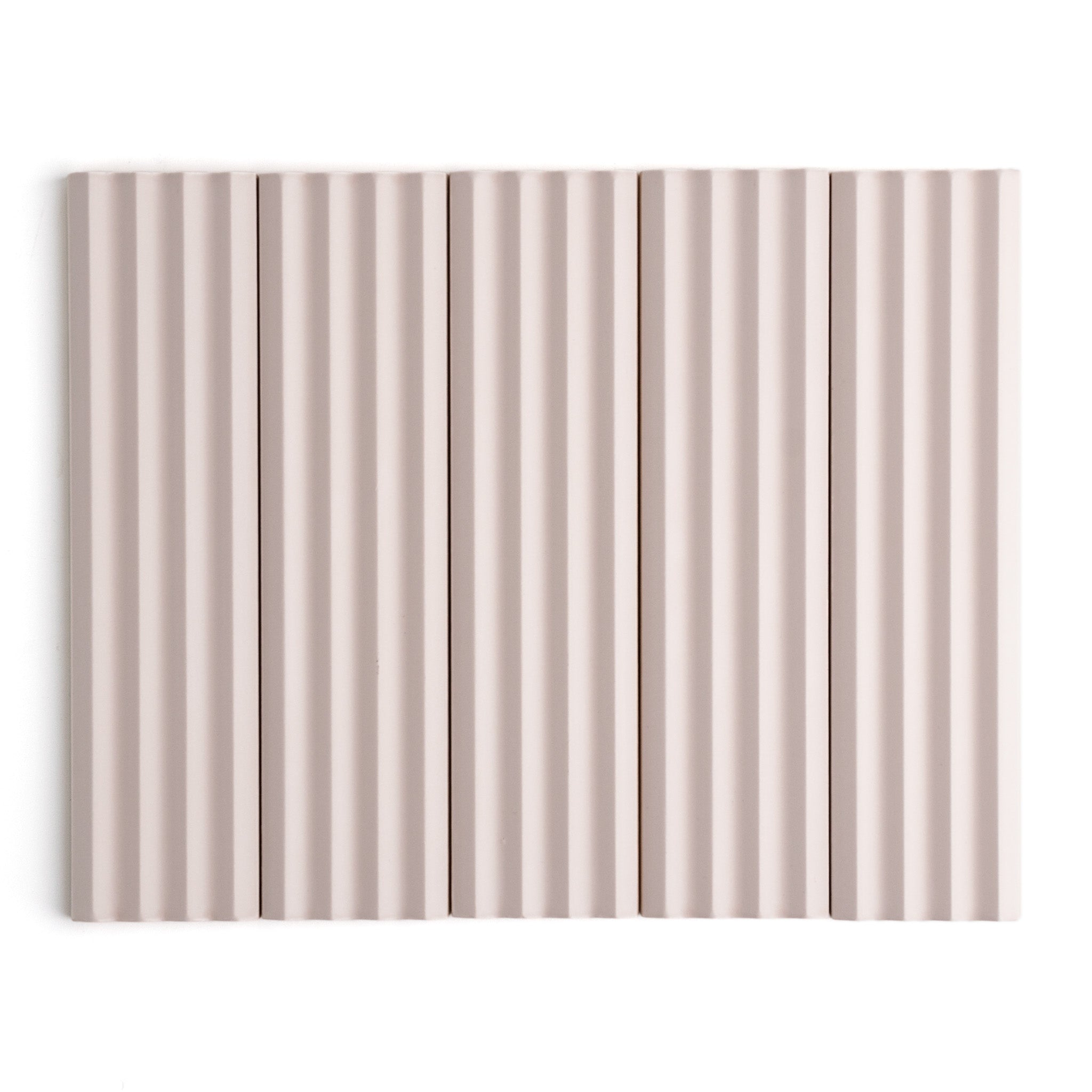 Fluted Pink Decor Wall Tile
