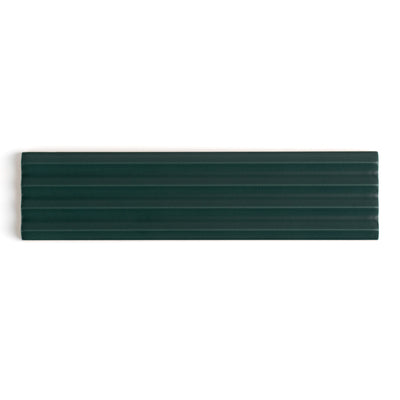 Fluted Emerald Decor Wall Tile