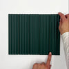 Fluted Emerald Decor Wall Tile