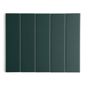 Fluted Emerald Plain Wall Tile
