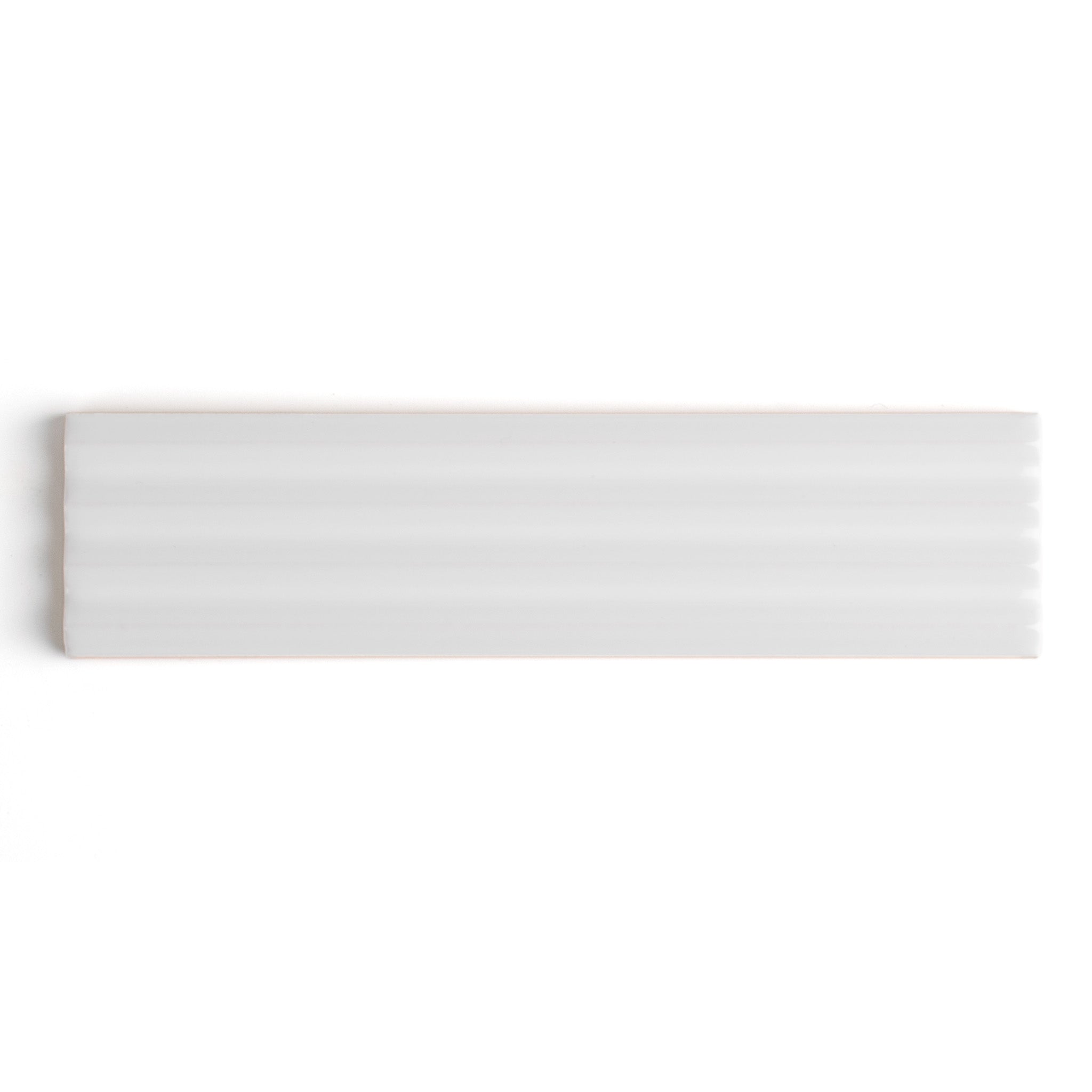 Fluted Snow Decor Wall Tile
