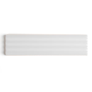 Fluted Snow Decor Wall Tile