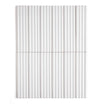 Fluted Snow Gloss Decor Wall Tile