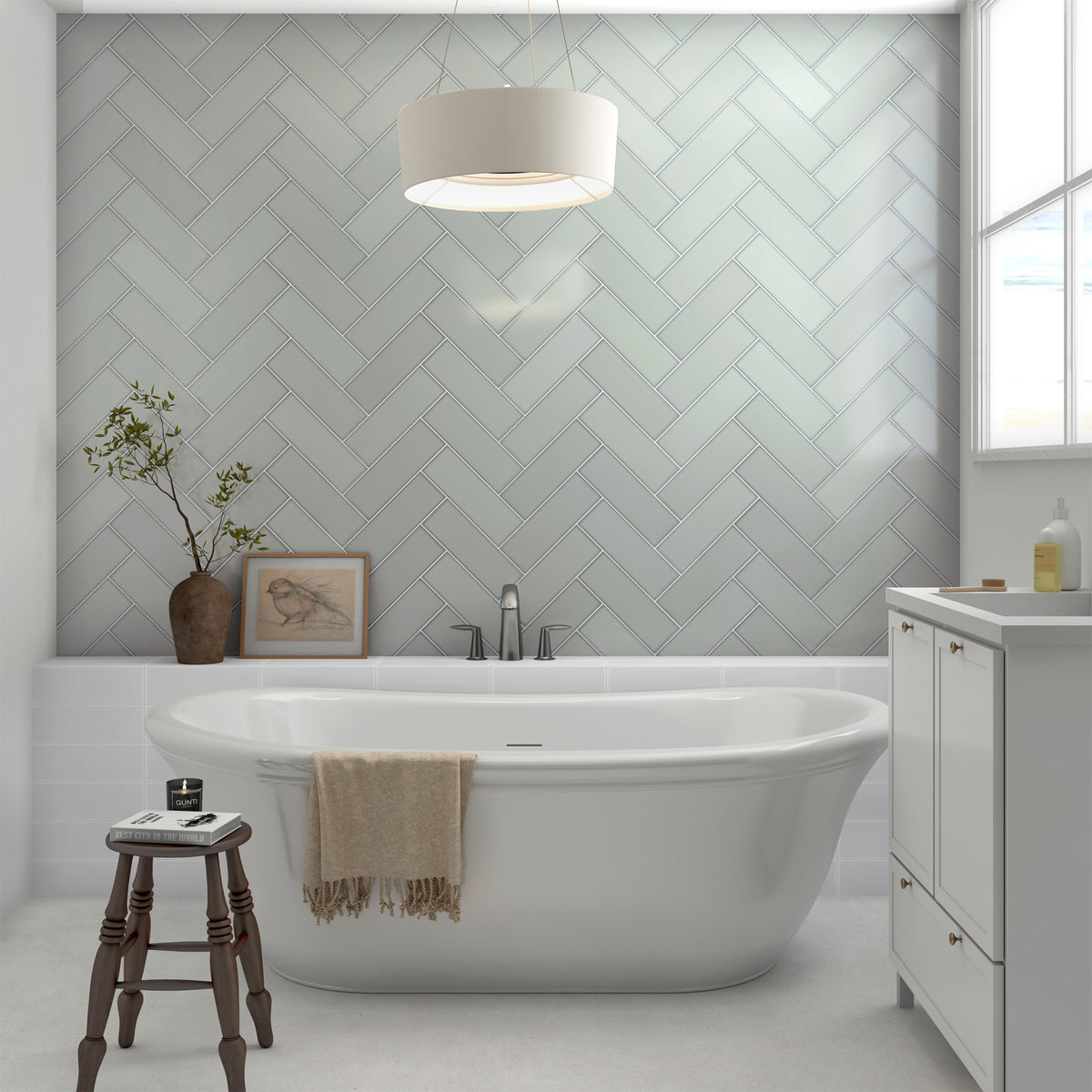 Frame Green Wall Tile